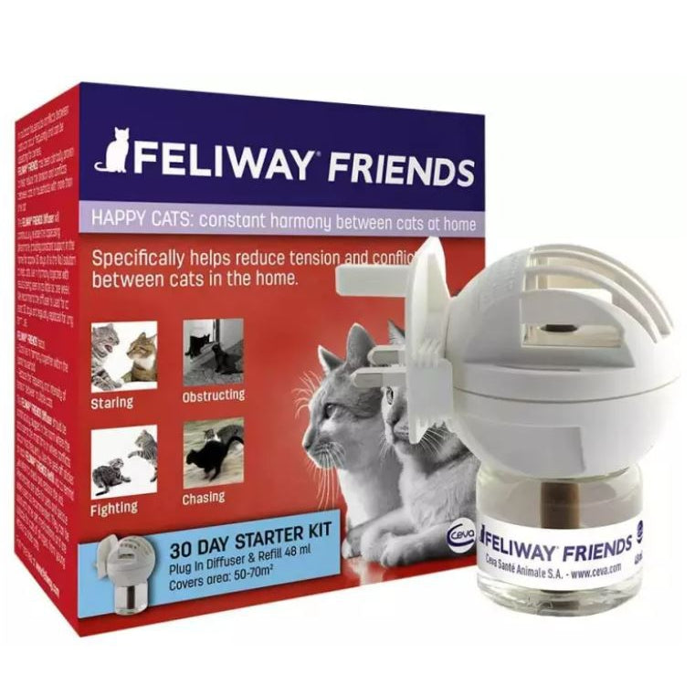 CEVA Feliway Friends Pheromone Diffuser for Cats (Diffuser with Vial Set)