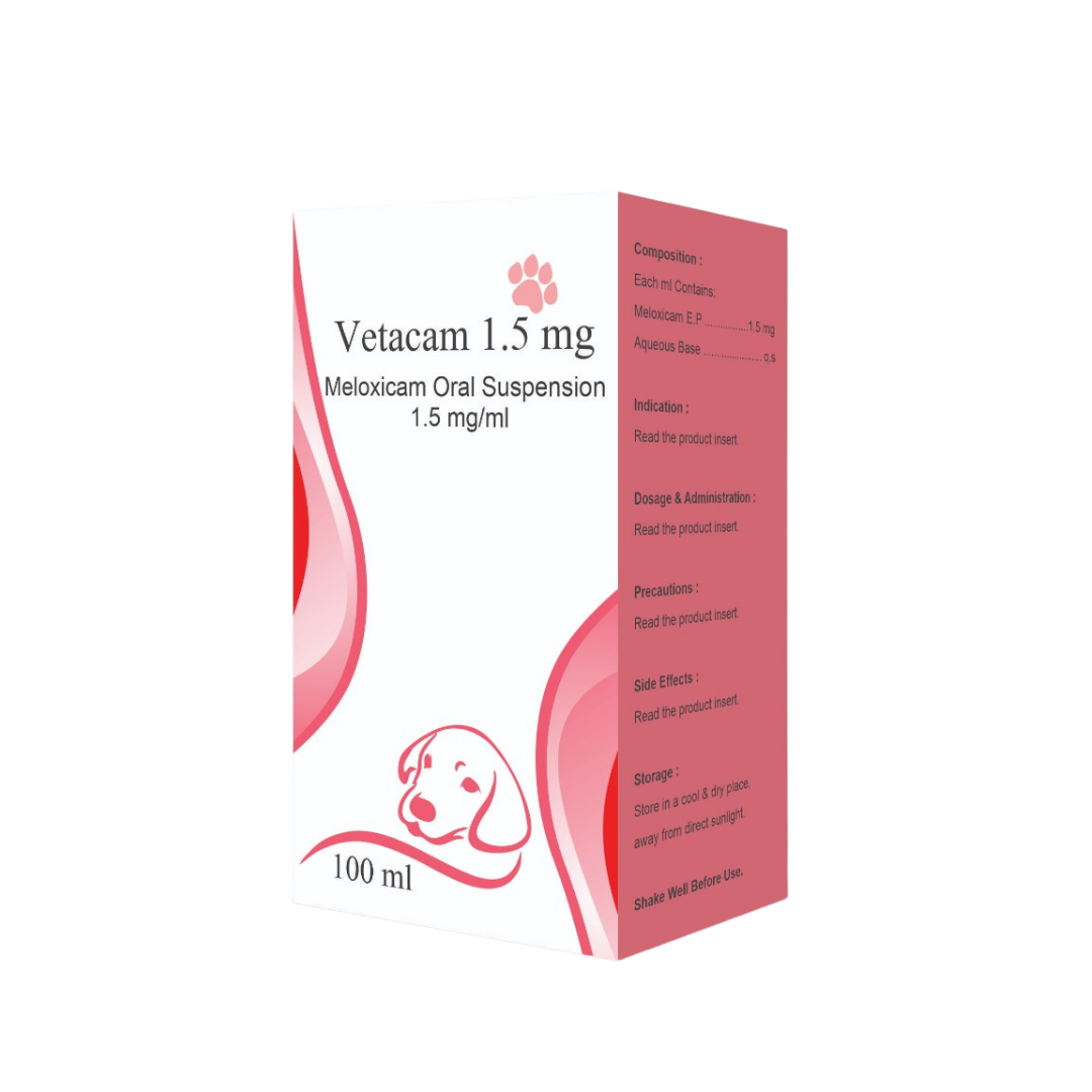 Vetacam Meloxicam Oral Suspension 1.5mg/ml for Dogs