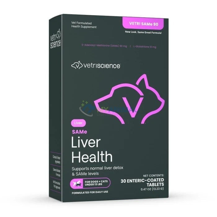 glutathione for dogs Vetri-Science Vetri SAMe 90 Liver Health Support Supplement for Dogs & — My Animal Dispensary