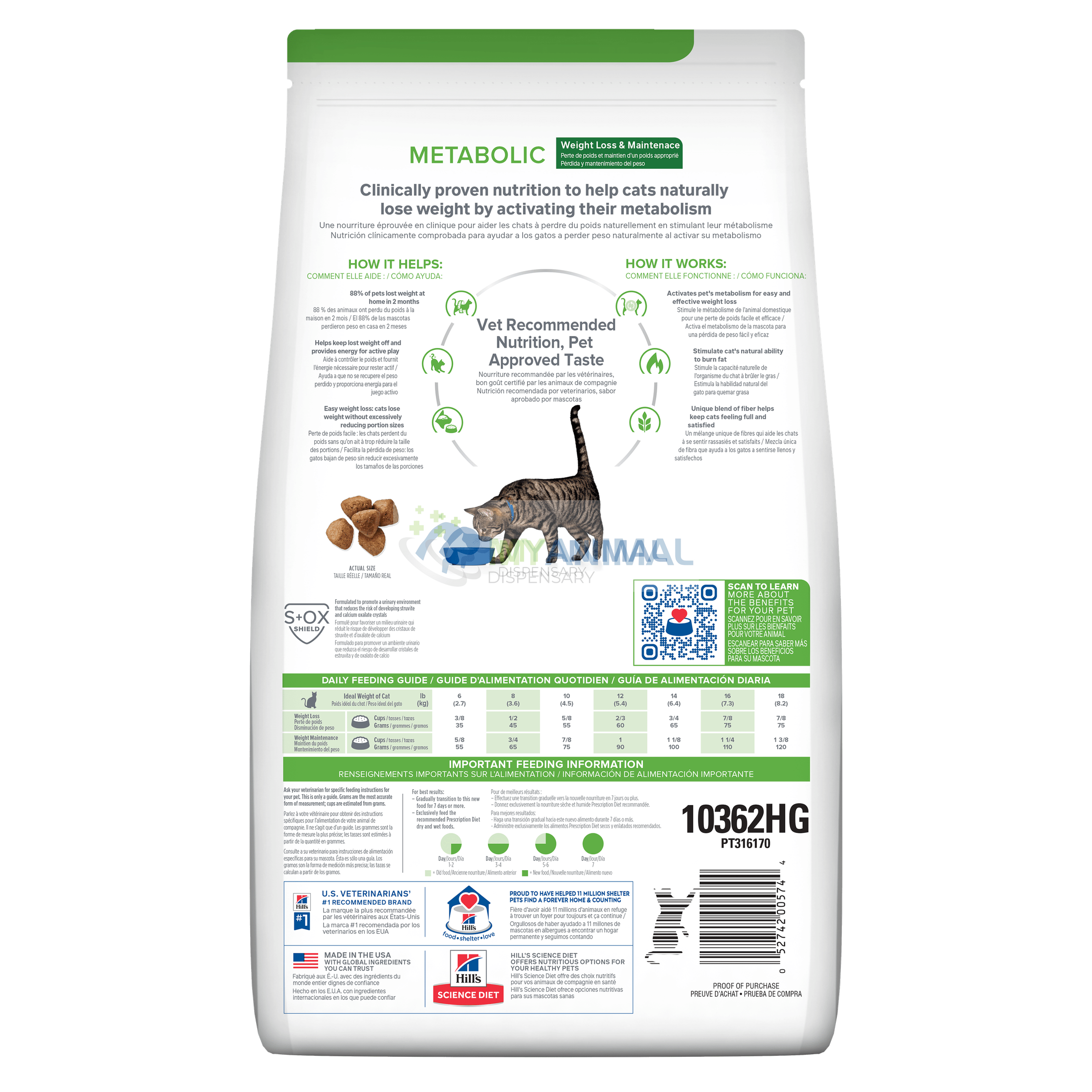 Hill's® Prescription Diet® Weight Management Metabolic Feline