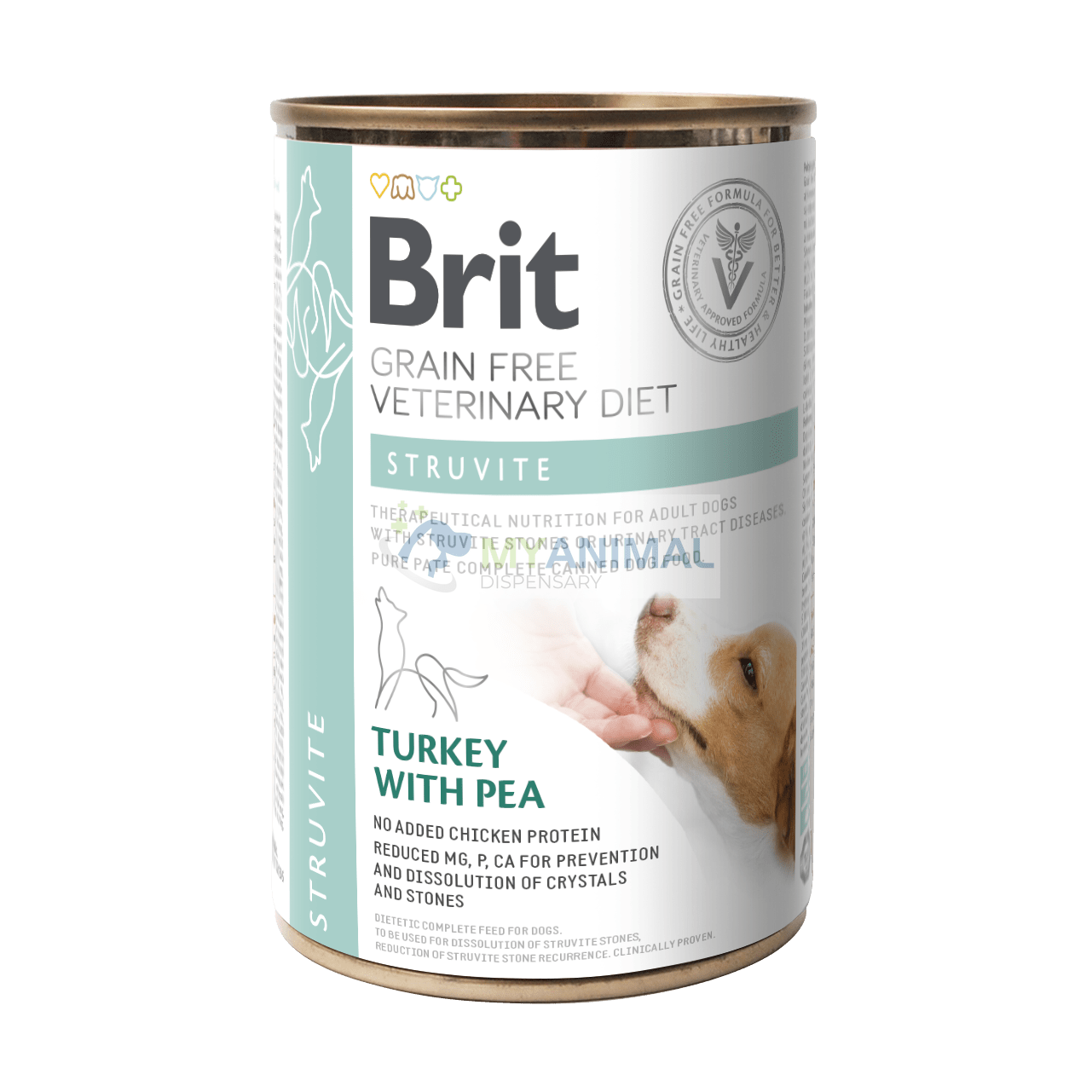 Brit Veterinary Diet Struvite Grain-Free Turkey & Pea Canine Stew