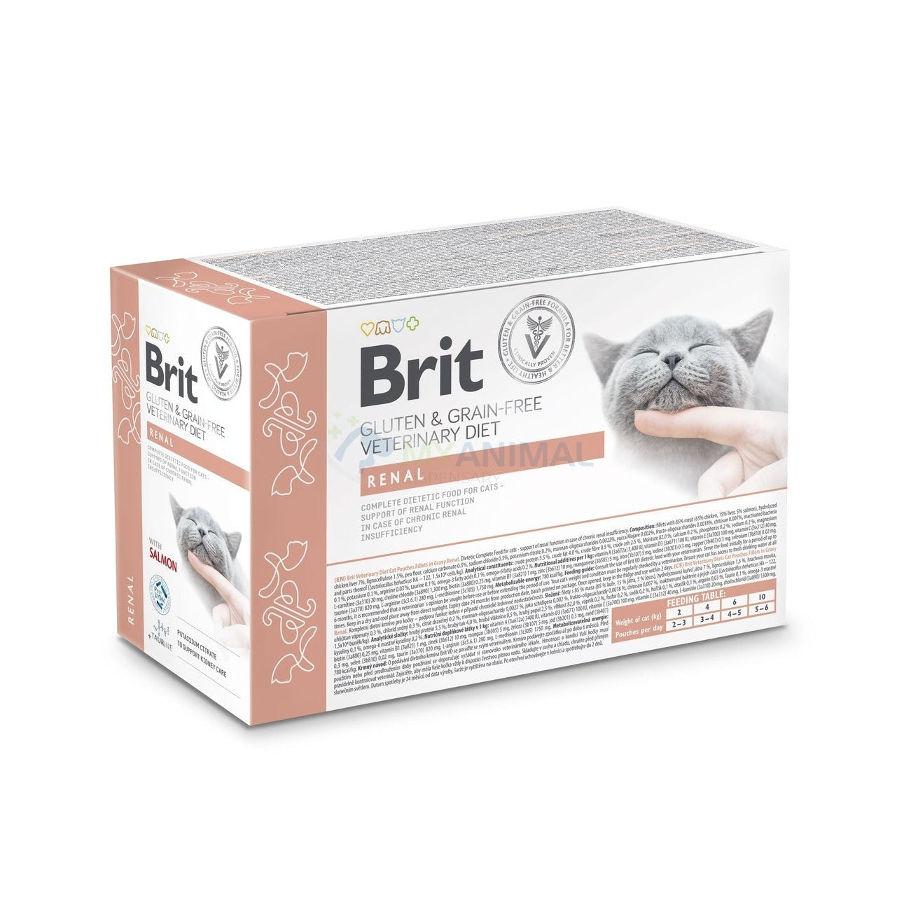 Brit Veterinary Diet Renal Grain-Free Salmon Feline Pouches