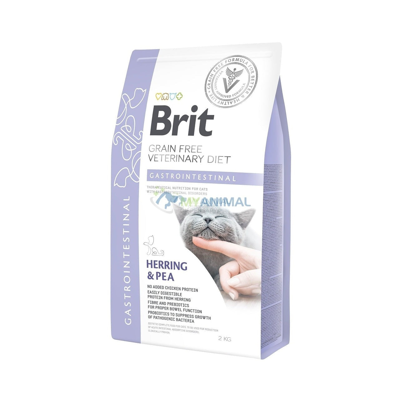Brit Veterinary Diet Gastrointestinal Herring & Pea Grain-Free Feline Dry Food