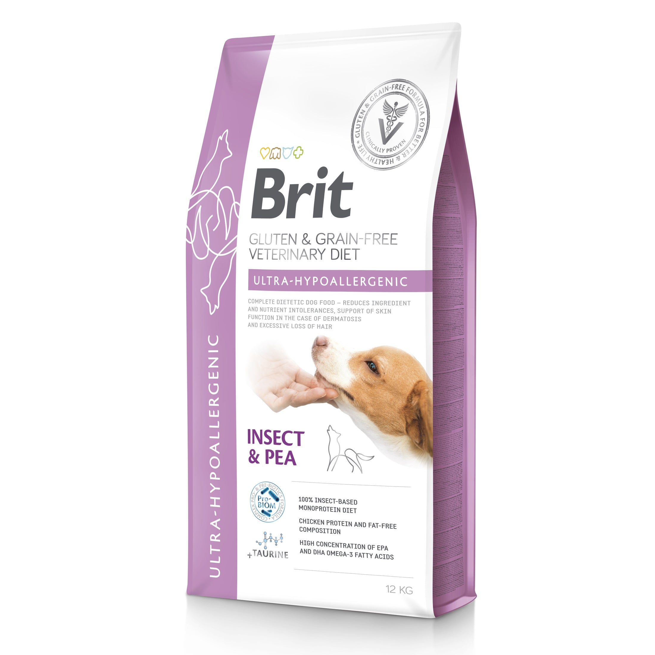 Brit Veterinary Diet Ultra-Hypoallergenic Gluten & Grain Free Insect & Pea Canine Dry Food