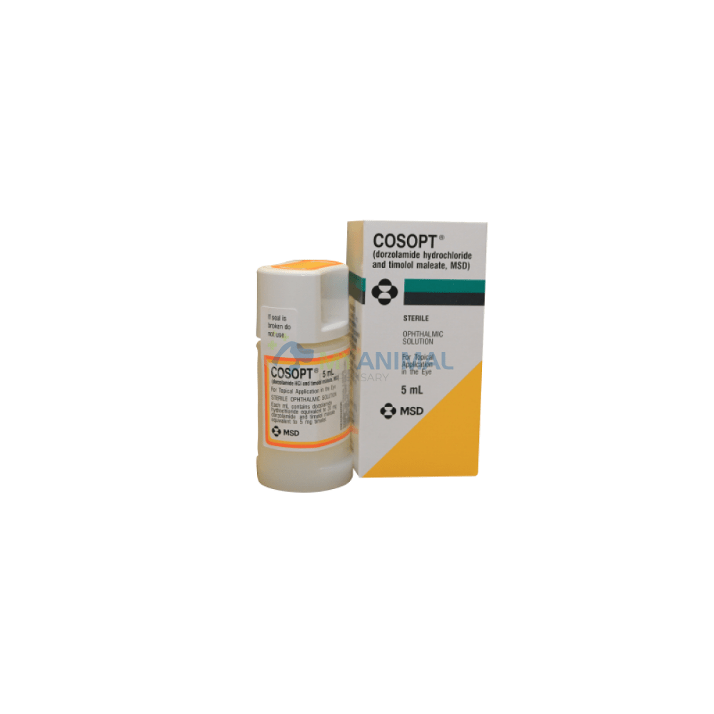 Cosopt 2% Eye Drop 5ml (Dorzolamide Hydrochloride and Timolol Maleate ...