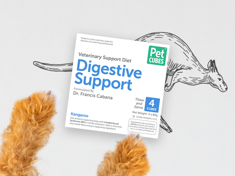 PETCUBES Veterinary Support Range - Digestive Support Diet 320g