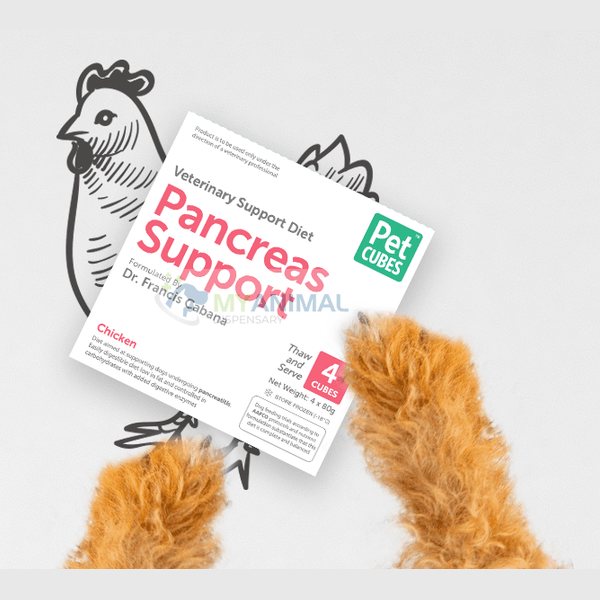 PETCUBES Veterinary Support Range - Pancreas Support Diet 320g