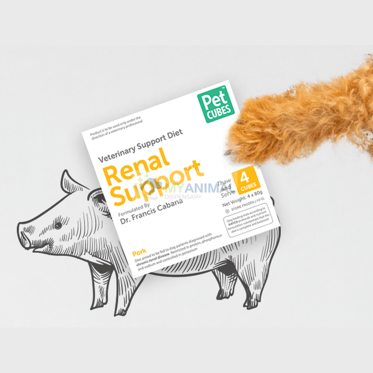 PETCUBES Veterinary Support Range - Renal Support Diet 320g