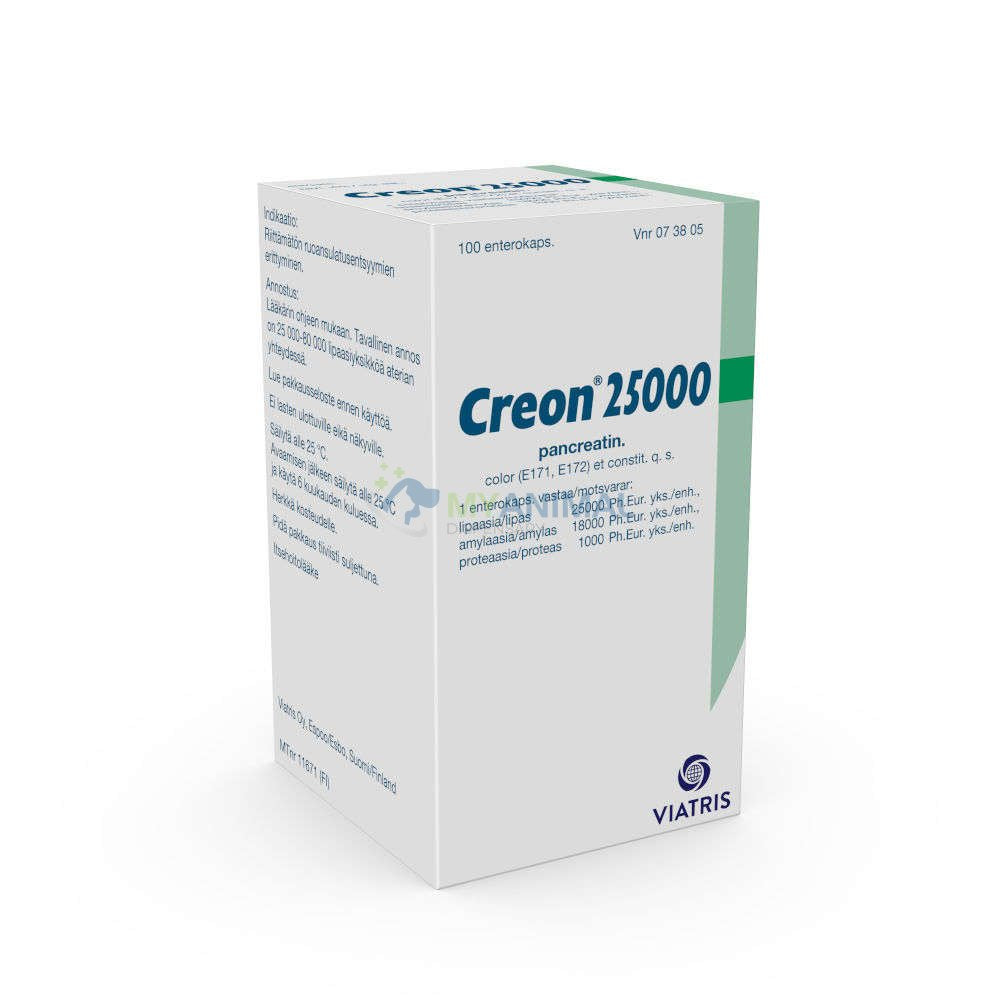 Creon® 25000 Pancreatic Enzyme Supplement Capsules for Dogs and Cats