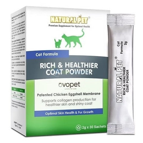 Natural Pet Cat Rich & Healthier Coat Powder