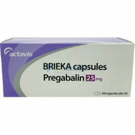 Pregabalin Brieka 25mg Capsules