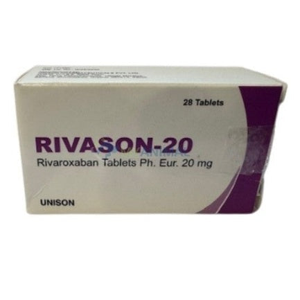 Rivaroxaban (Rivason) 20mg Tablet