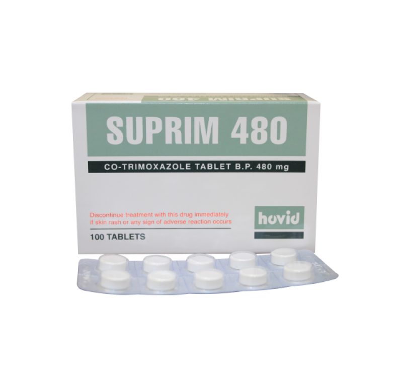 Suprim 480 (Co-trimoxazole 480mg) per tablet