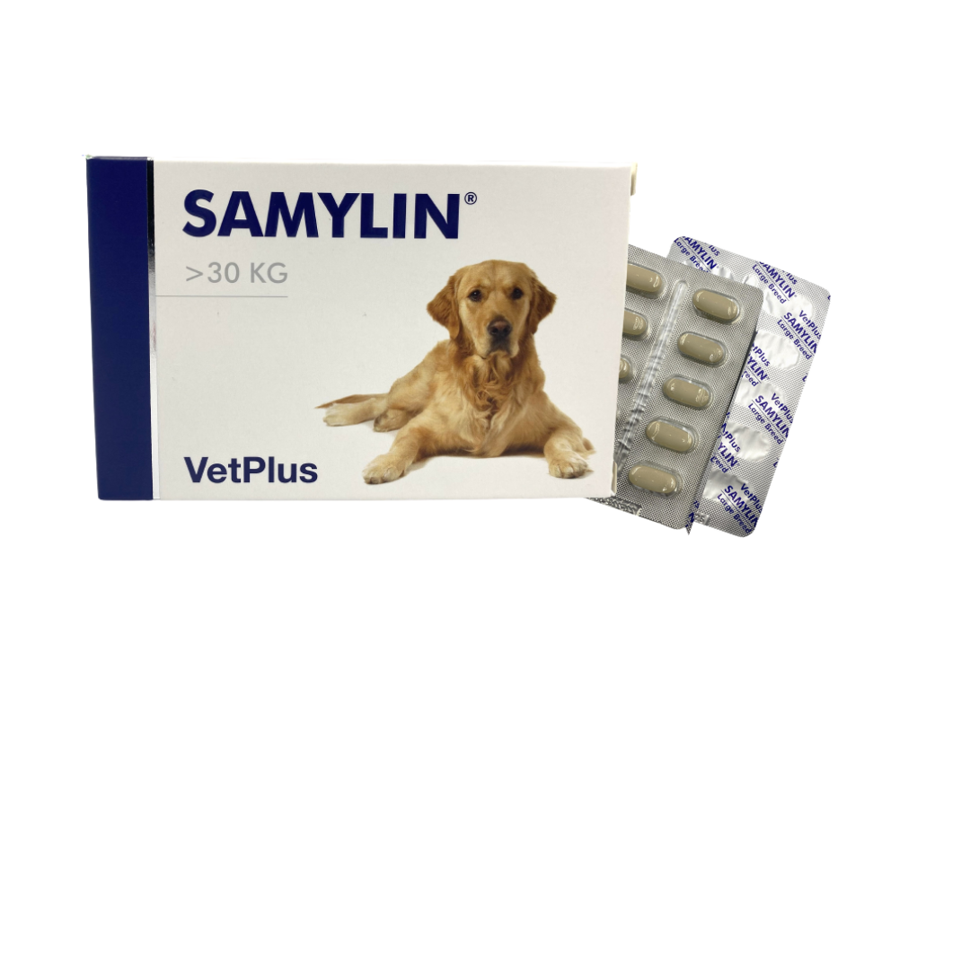 VetPlus SAMYLIN ® Liver Supplement 30 Tablets for Large Dogs > 30kg