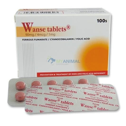 Wanse Wanse® Iron Supplement Tablets for Dogs and Cats — My Animal Dispensary