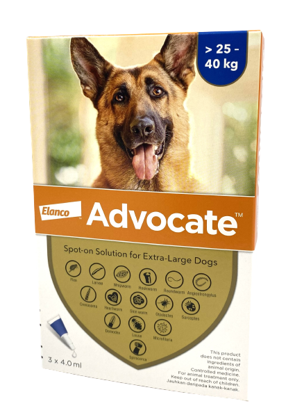 Advocate Fleas & Heartworm Prevention for Extra Large Dog (25kg and above)
