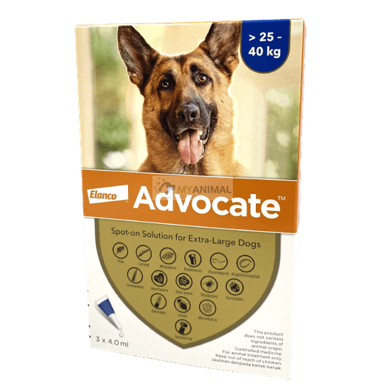 Advocate Fleas & Heartworm Prevention for Extra Large Dog (25kg and above)