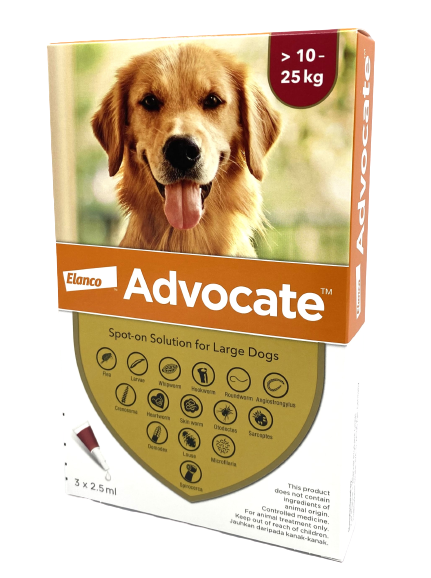 Advocate Fleas & Heartworm Prevention for Large Dog (10 to 25Kg)