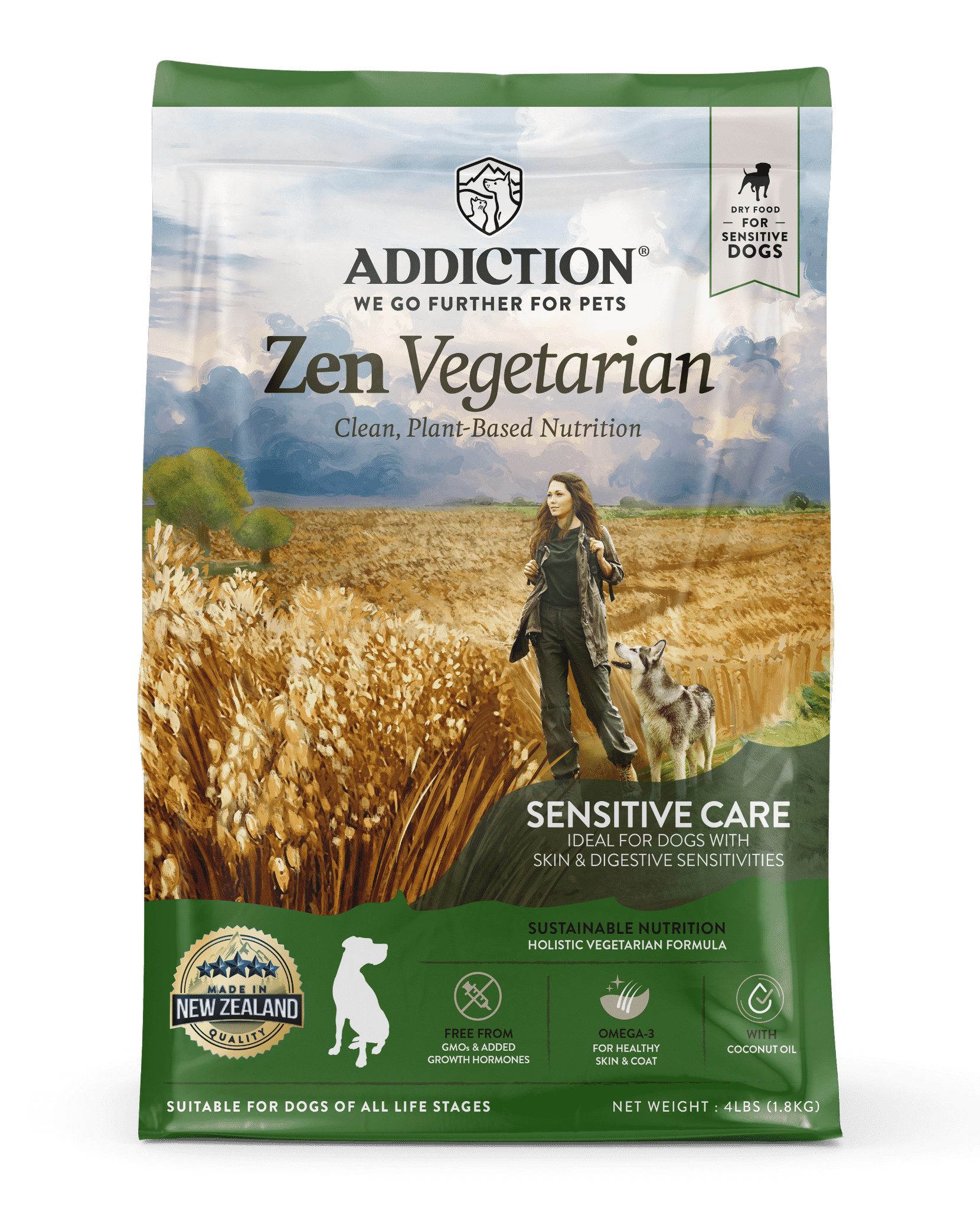 Addiction Zen Vegetarian Dog Dry Food
