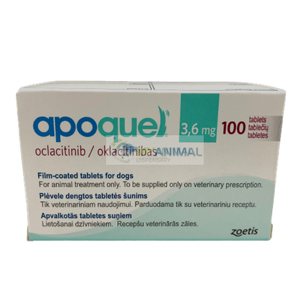 Pet Apoquel Tablets Side Effects Antihistamine Dog Allergy