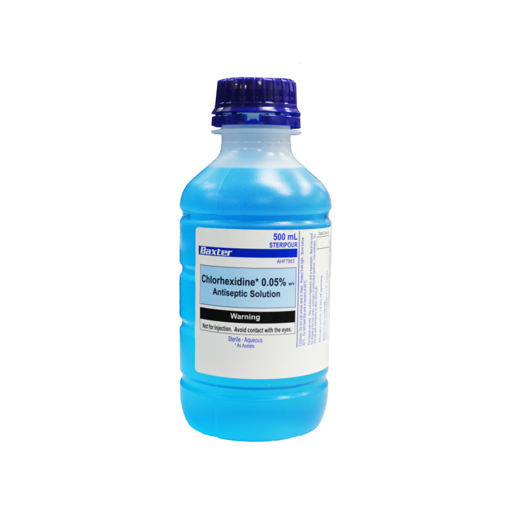 Chlorhexidine Acetate 0.05% Antiseptic Solution