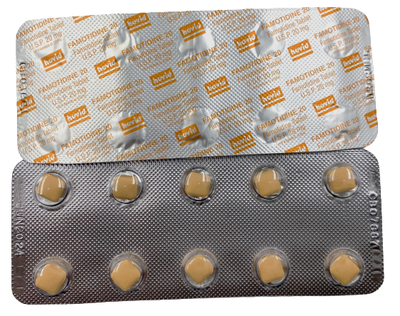Famotidine 20mg Antihistamine Tablet