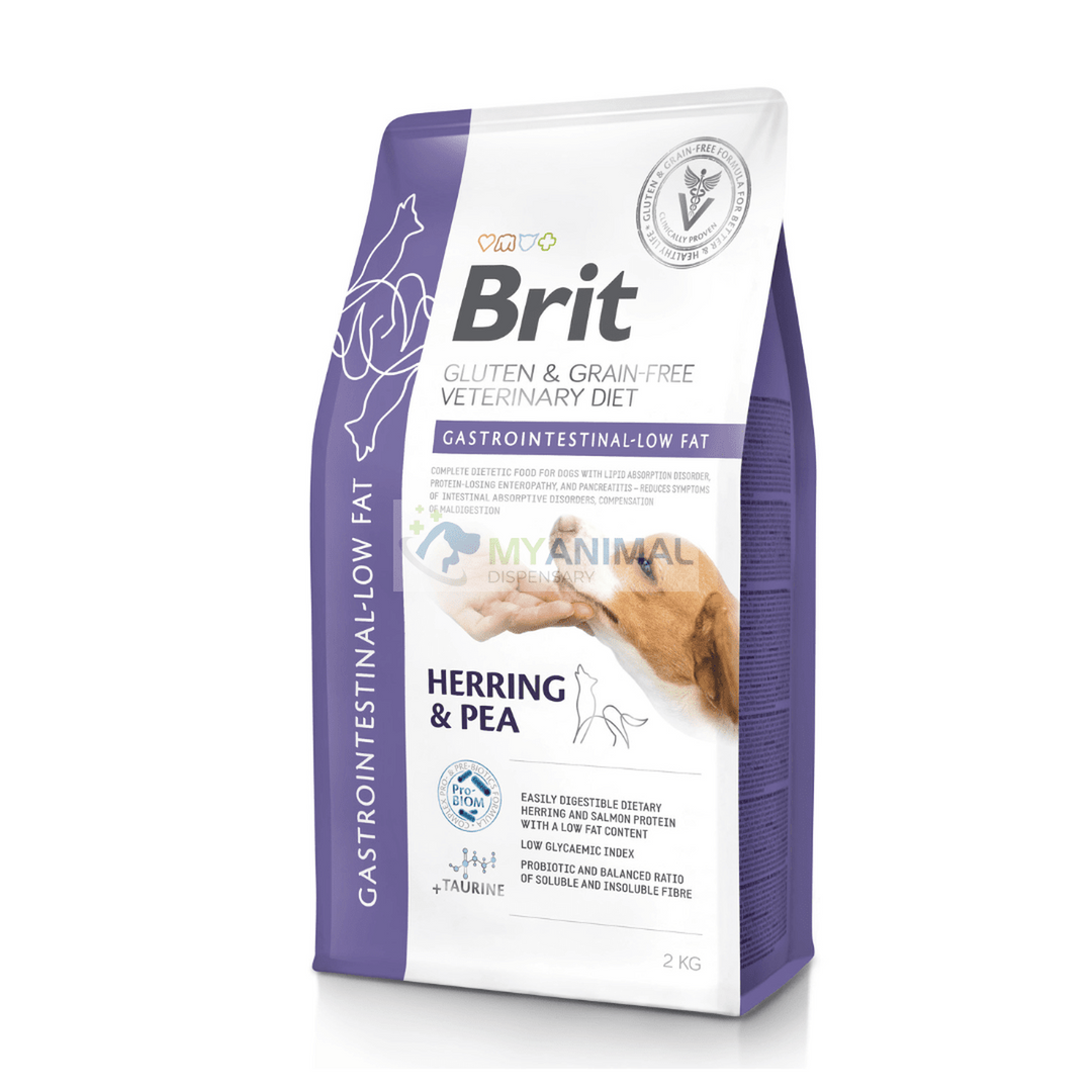 Brit Veterinary Diet Gastrointestinal Low Fat Grain Free Herring Pea My Animal Dispensary