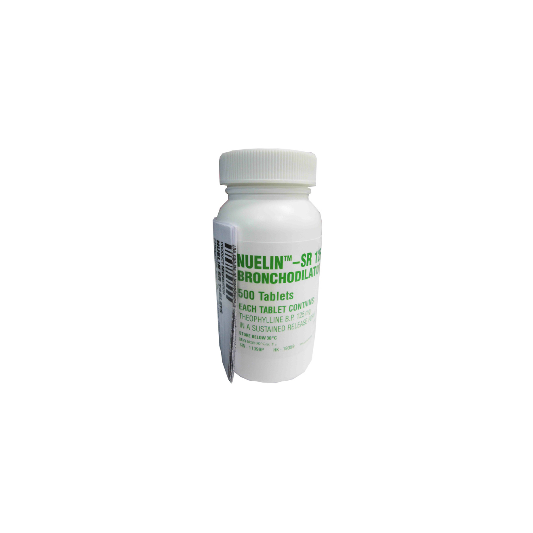 Nuelin Sustained-Release 125mg Tablets (Theophylline)