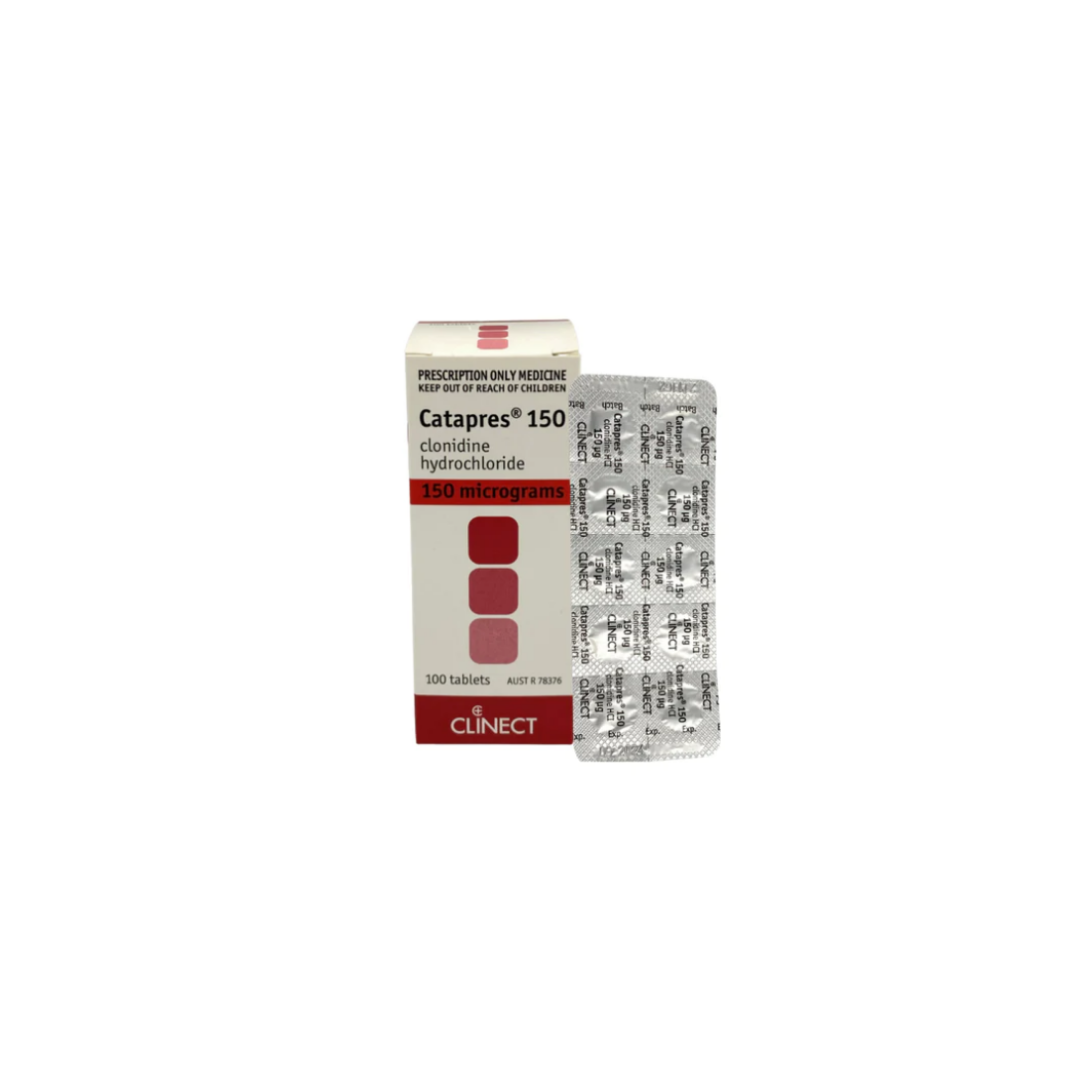Catapres Clonidine 150 microgram (0.15mg) Tablets