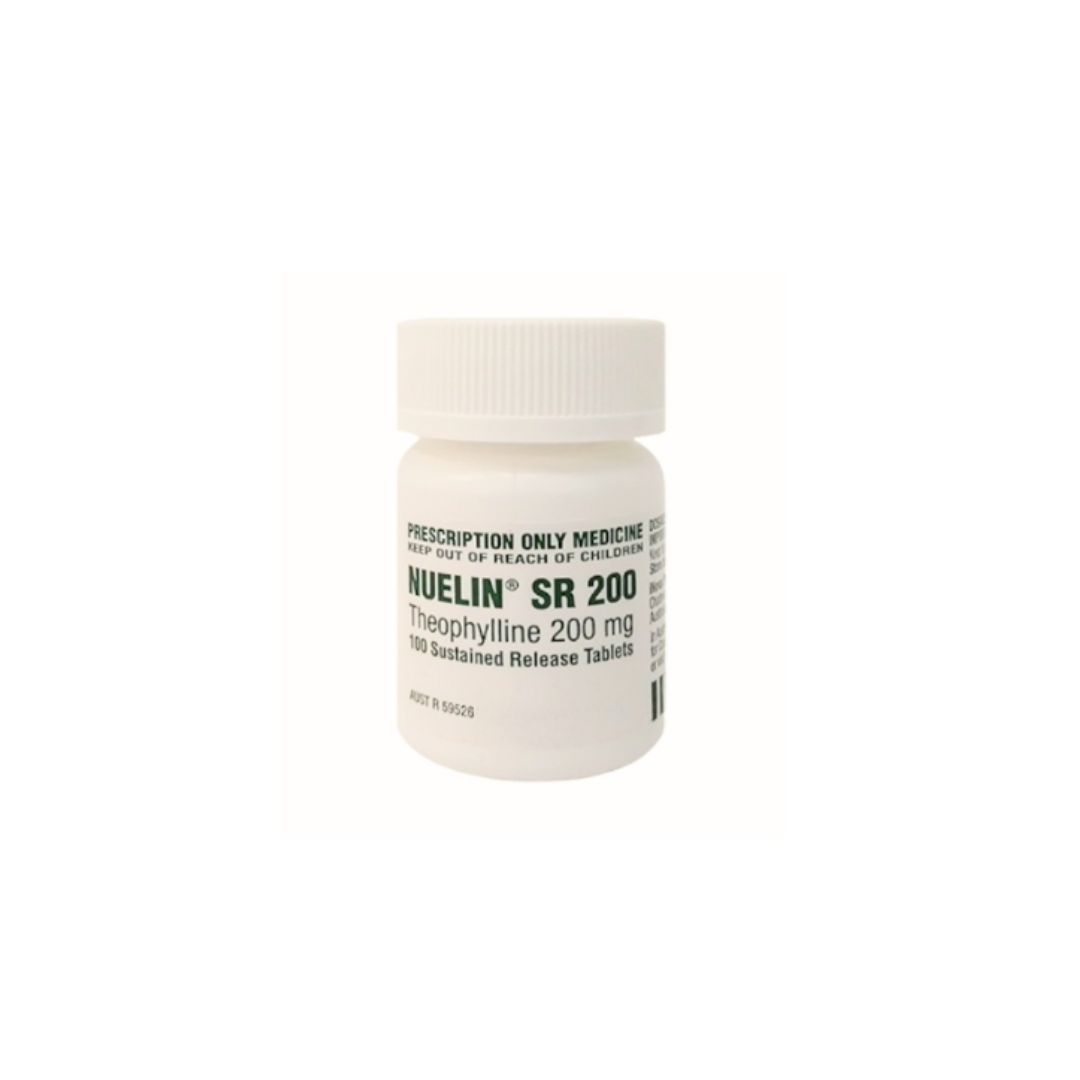 Nuelin Sustained-Release 200mg Tablets (Theophylline)