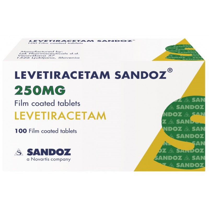 Levetiracetam (Sandoz) 250mg Film-Coated Tablet