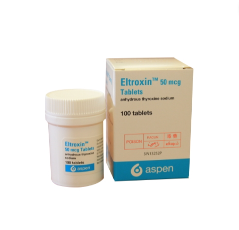 Eltroxin (Levothyroxine) 50mcg Tablet