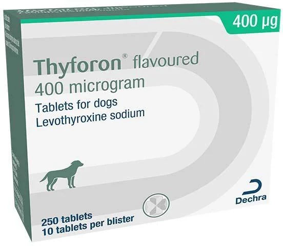 Dechra Thyforon® Tablets for Dogs (400mcg)