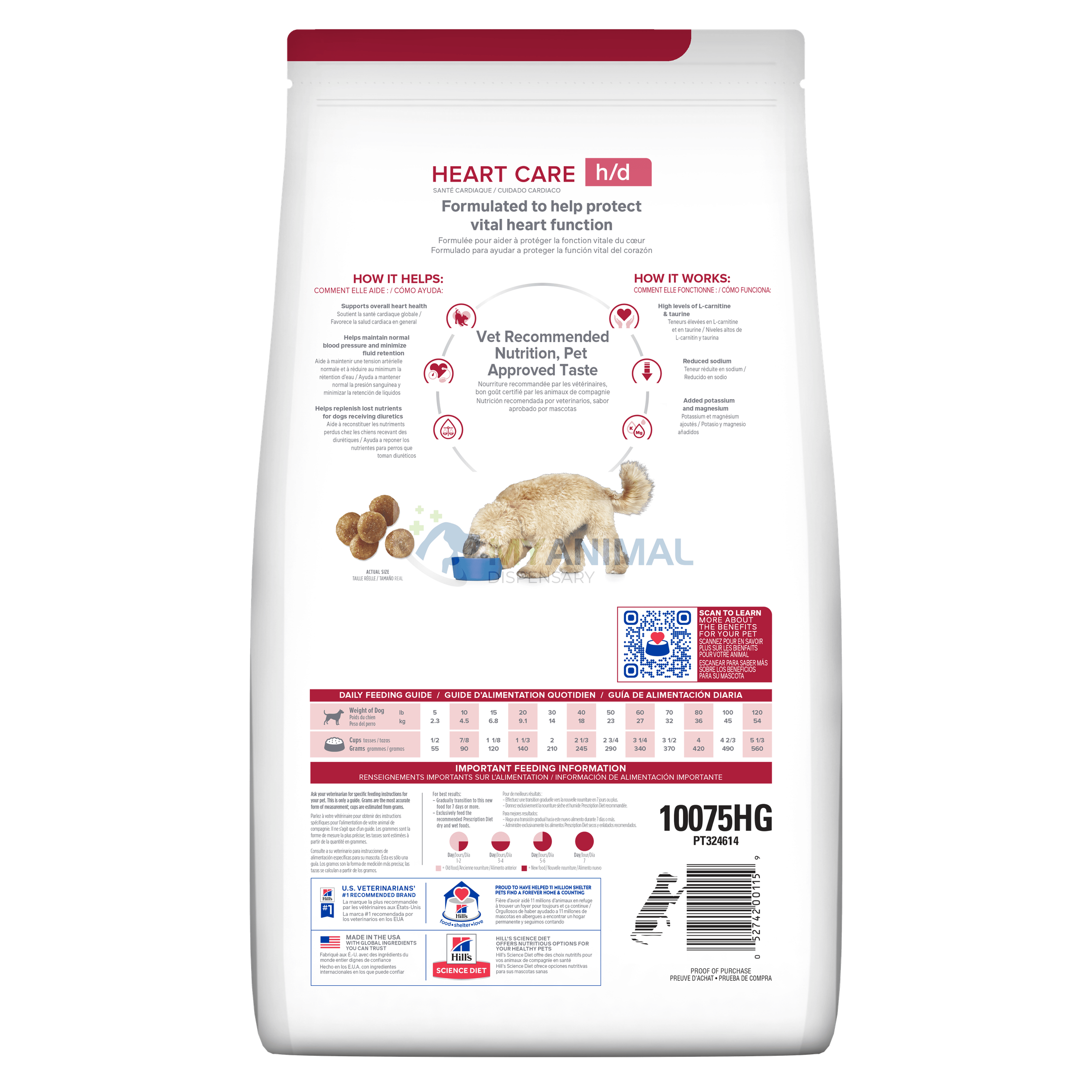 Hill's® Prescription Diet® h/d® Canine Heart Care