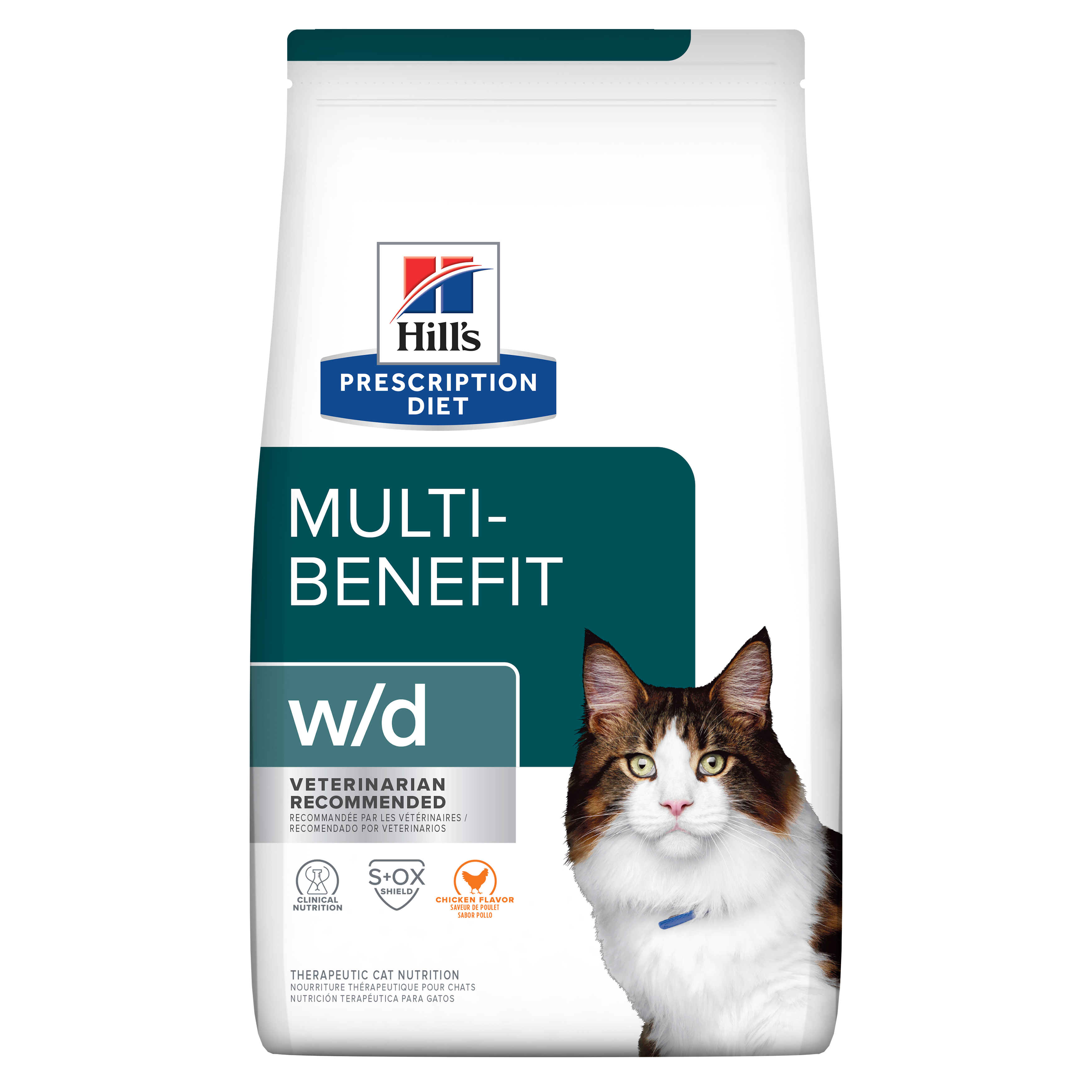 Hill's® Prescription Diet® w/d® Multi Benefit Weight GI & Glucose Management Feline Dry Cat Food
