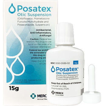 MSD Posatex® Otic Ear Antibiotics for Dogs