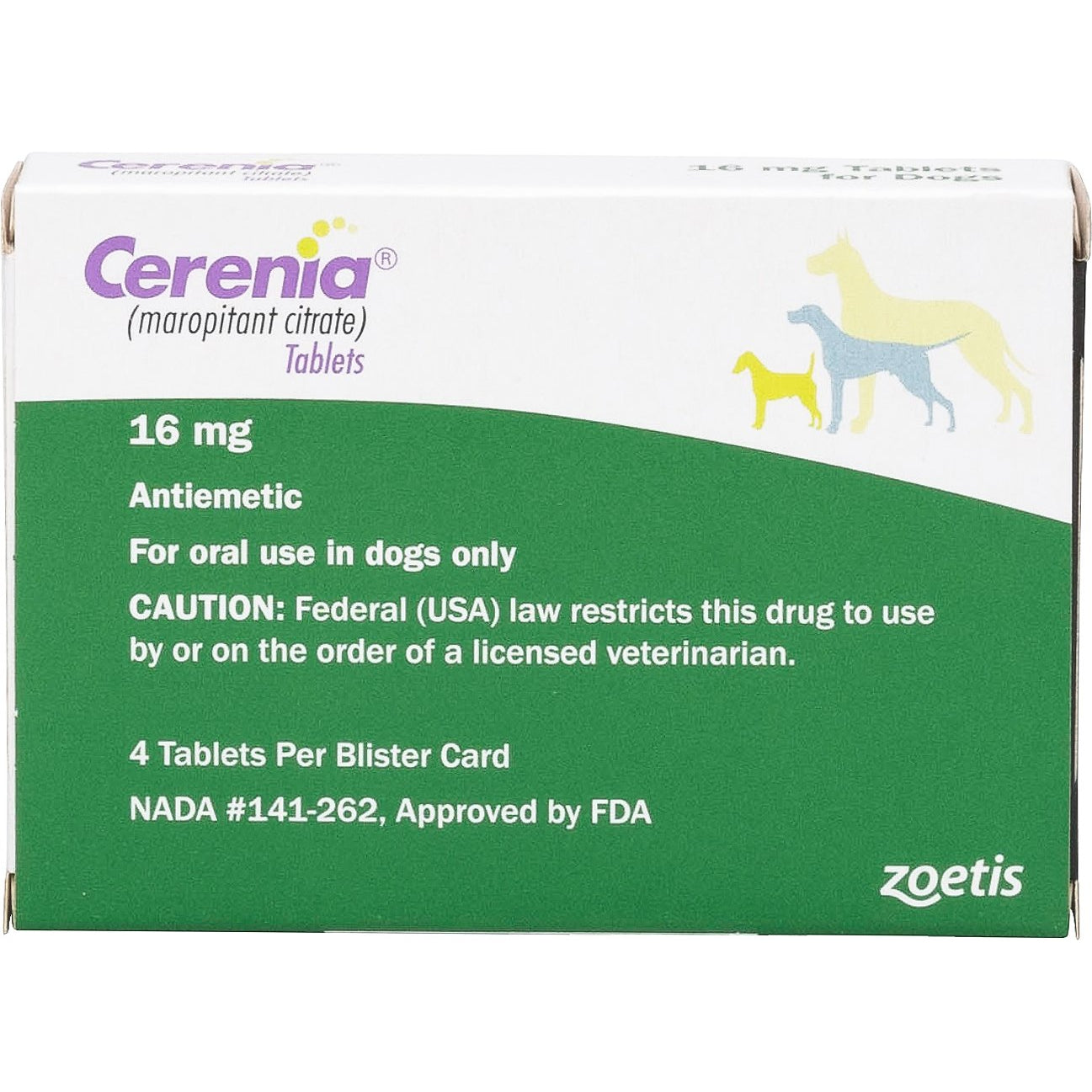Zoetis Cerenia Anti Vomiting Tablet (16mg)