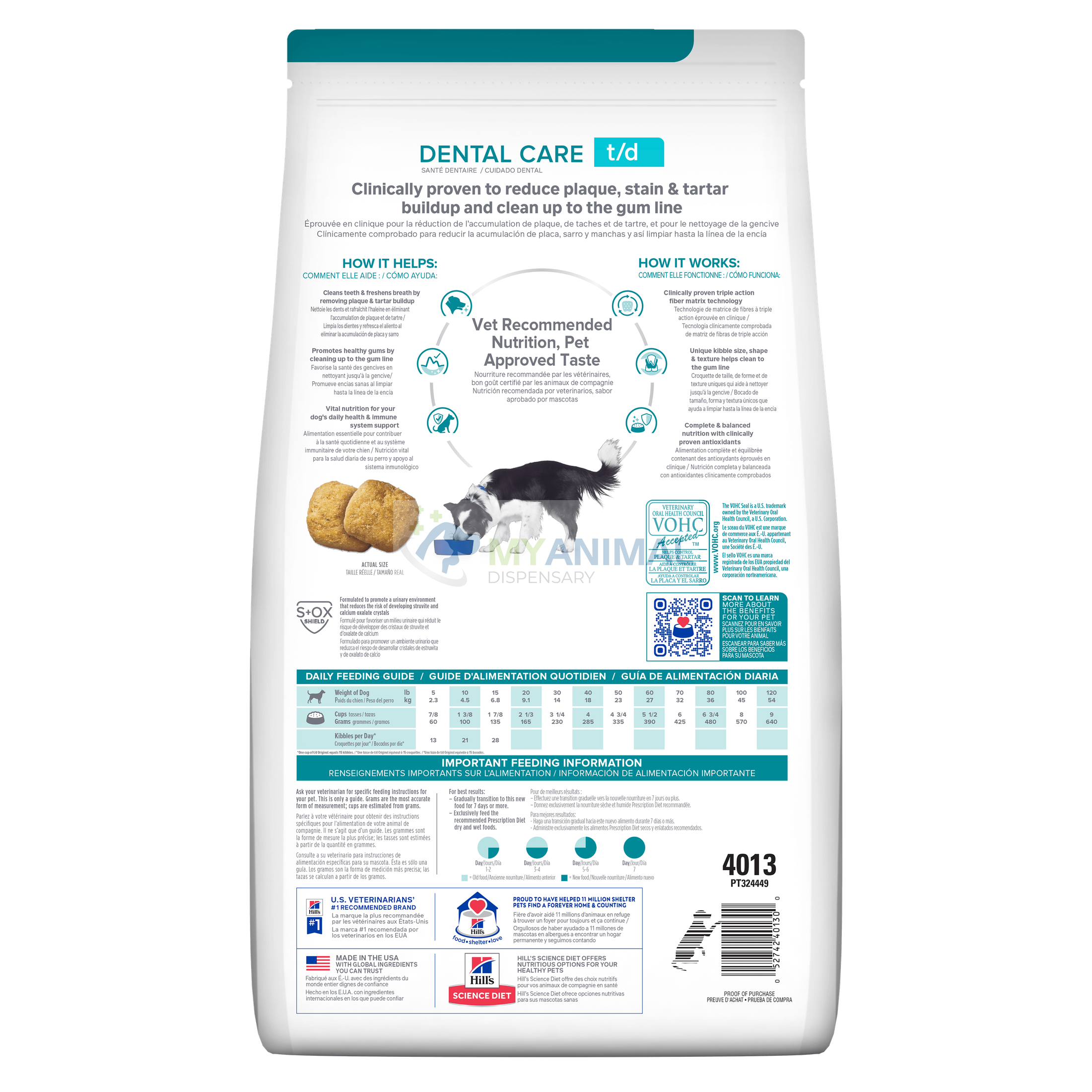 Hill's® Prescription Diet® t/d® Canine Dental Care