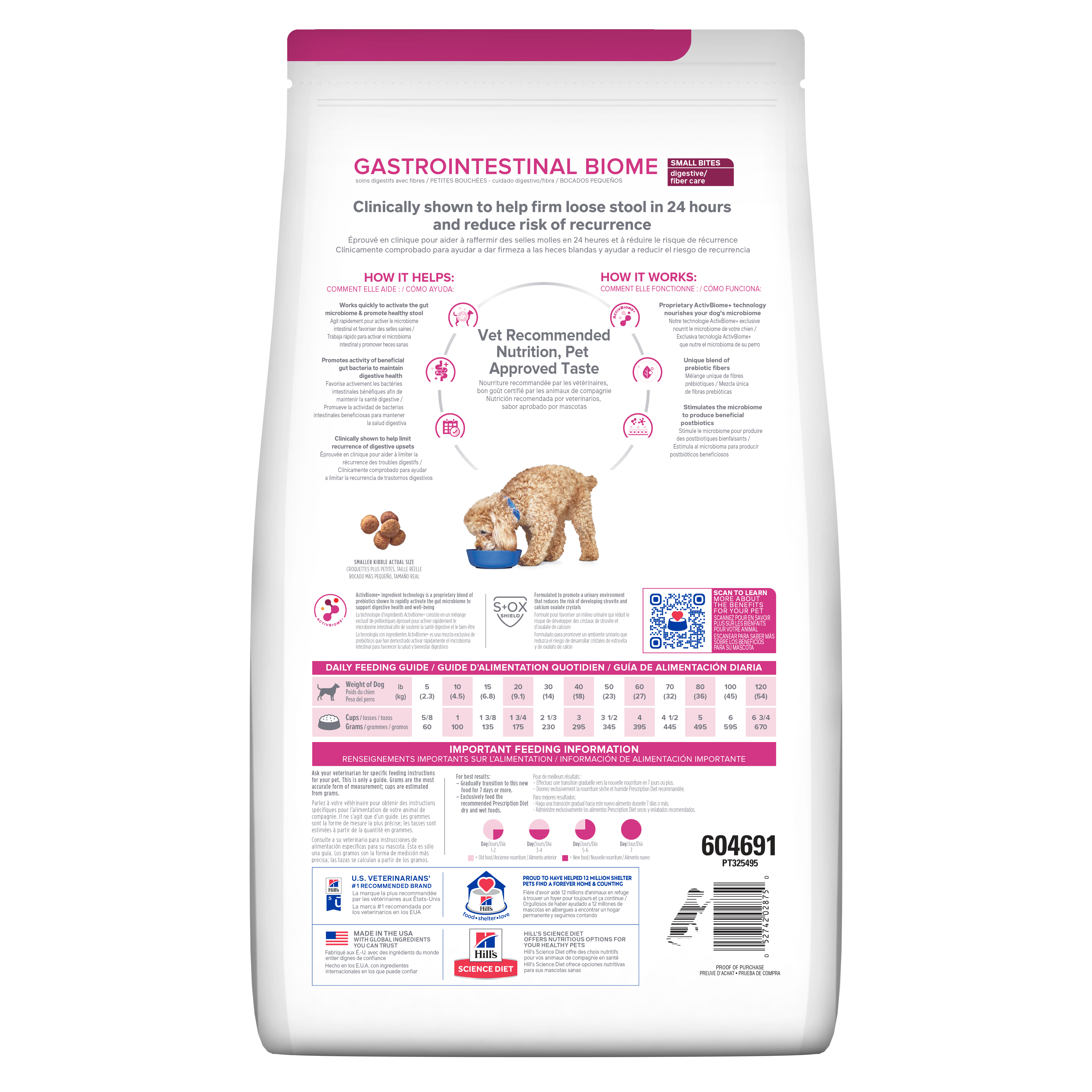 Hill's® Prescription Diet® Gastrointestinal Biome Canine (Small Bites)