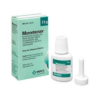 MSD Mometamax® Antibacterial Otic Suspension for Dogs & Cats