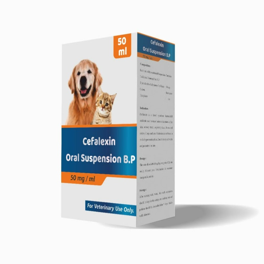 Cephalexin 50mg/ml Oral Suspension (50mL)