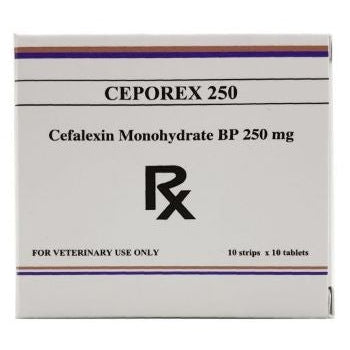 Ceporex (Cephalexin Monohydrate) 250mg Tablets