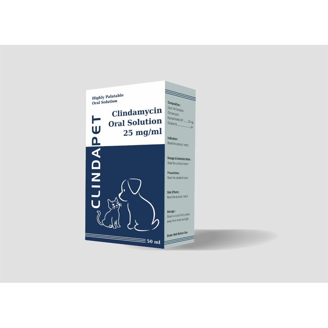 Clindapet Clindamycin Oral Suspension 25mg/ml (50mL)
