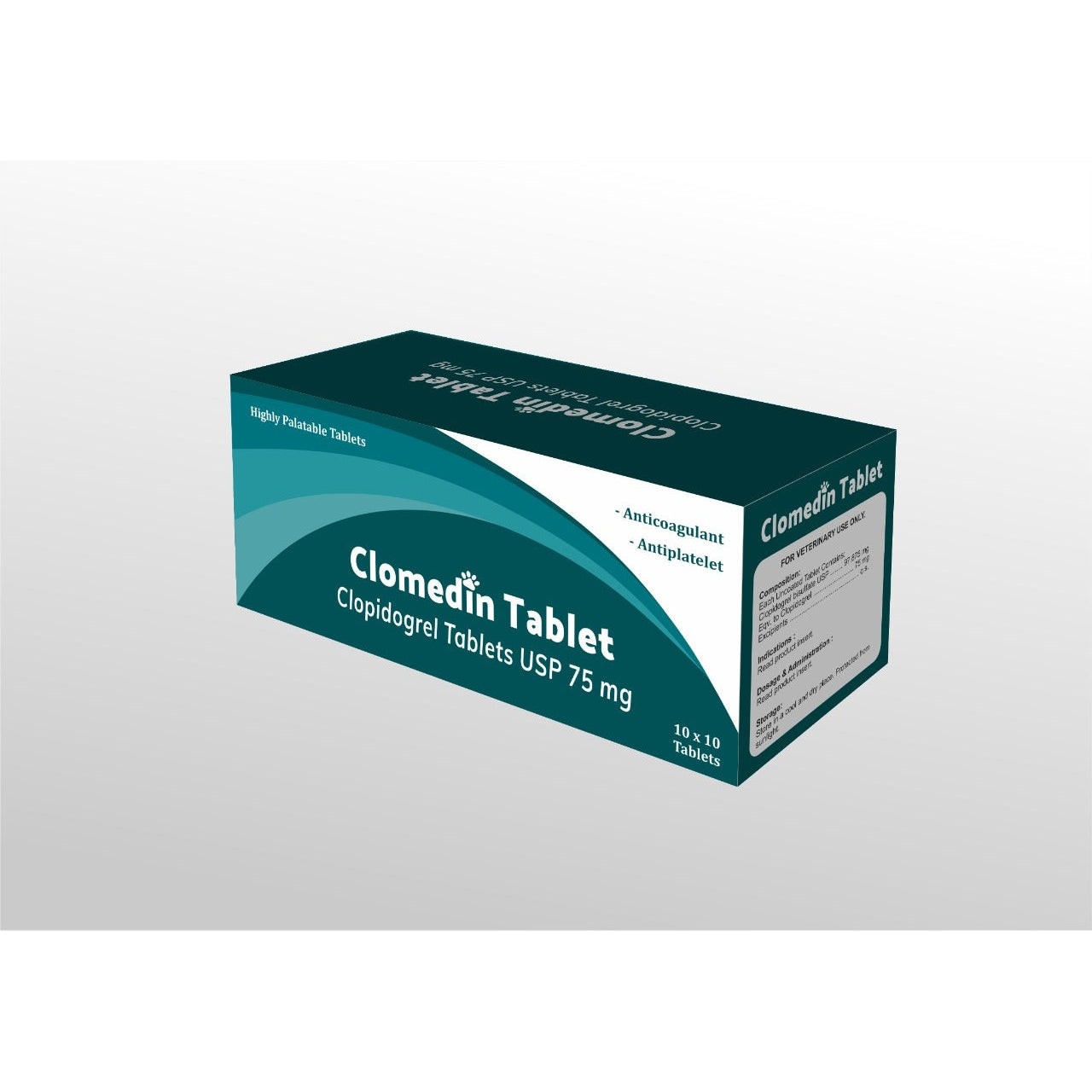 Clomedin Clopidogrel Tablets 75mg