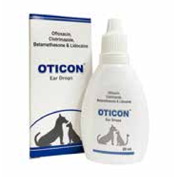 Oticon Ear Drops for Dogs Cats 20mL