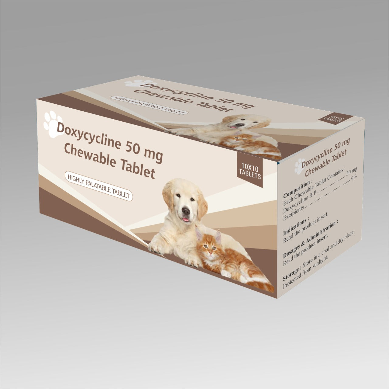 Doxycycline Monohydrate Chewable Tablets