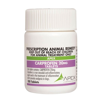 Dechra Carprofen NSAID Pain Relief Tablet for Dogs (20mg)