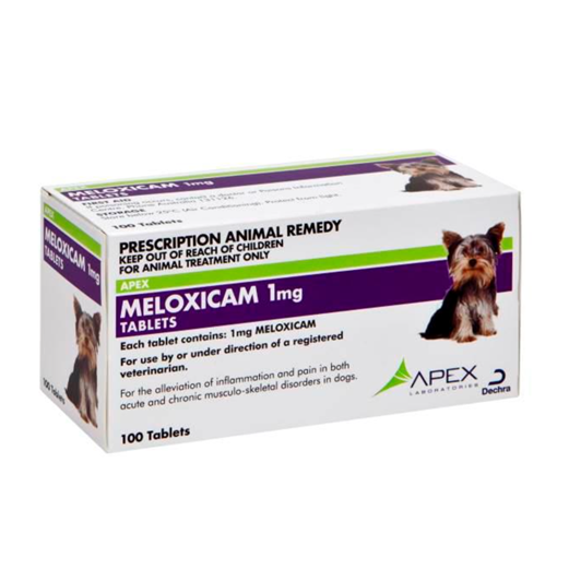 Dechra Meloxicam Anti Inflammatory Pain Relief Tablets for Dogs (1mg)