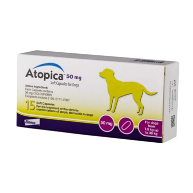 Elanco Atopica® Atopic Dermatitis Control for Dogs (50mg)