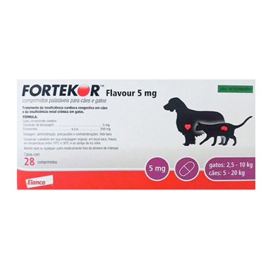 Elanco Fortekor Cardiovascular Treatment for Dogs Cats 5mg